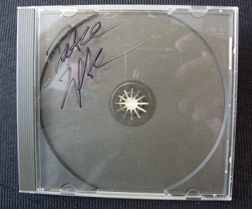 Tupac Shakur Autographed CD Case.