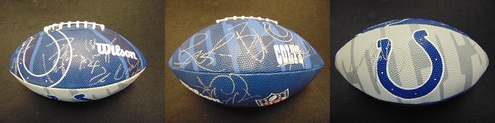 2007 Indianapolis Colts Multi Signed Football.